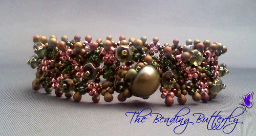 Daydream Garden Cuff Bracelet Tutorial - Click Image to Close