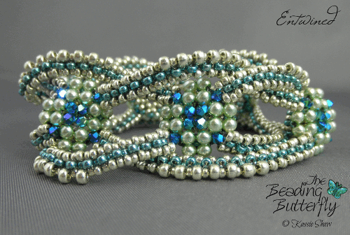 Entwined Bracelet Tutorial - Layered RAW and Faux CRAW - Click Image to Close
