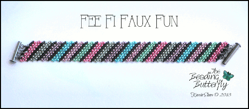 Fee Fi Faux Fun FRAW Bracelet Tutorial - Click Image to Close