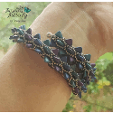 Dragon Scale Bracelet or Bangle Tutorial - Intermediate Netting