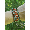 Escalera Cuff Kit Refill - Orange and Teal Colorway
