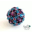 Moon Blossom Orb Kit Refill - Fuchsia and Blue Zircon Colorway