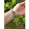 Peaks Bracelet - Even Count Peyote Pattern