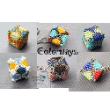 Cube Keychain Tutorial - 3D Peyote