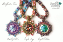 Starflower Necklace Kit Refill - Crystal Wine Colorway
