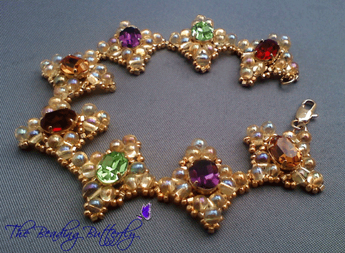 Coronet Bracelet & Earring Tutorial - Click Image to Close