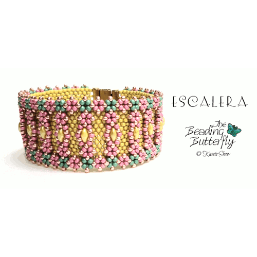 Escalera Cuff Kit Refill - Pink and Lime Colorway - Click Image to Close
