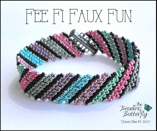 Fee Fi Faux Fun FRAW Bracelet Tutorial - Click Image to Close