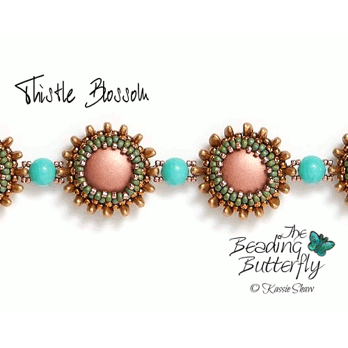 Thistle Blossom Bracelet Tutorial - Click Image to Close