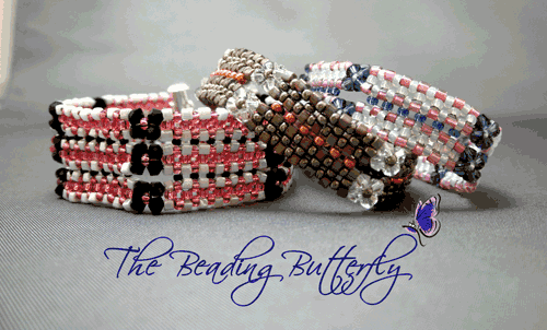 Wallflower Bracelet Tutorial - Click Image to Close