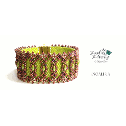 Escalera Cuff Kit Refill - Chartreuse and Copper Colorway