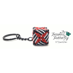 Cube Keychain Kit Refill - Red Stripes